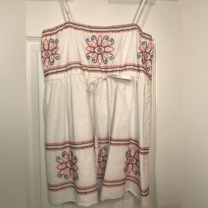 Chelsea & Violet Embroidered Spaghetti Strap Top